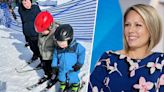 Dylan Dreyer takes her 3 boys skiing, and some liked it better than others!
