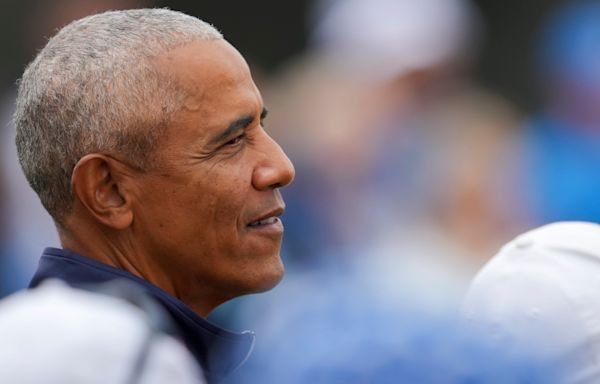 Former President Barack Obama surprises Team USA at Solheim Cup