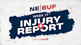 Patriots Week 17 injury report: WR JuJu Smith-Schuster ruled out vs Bills