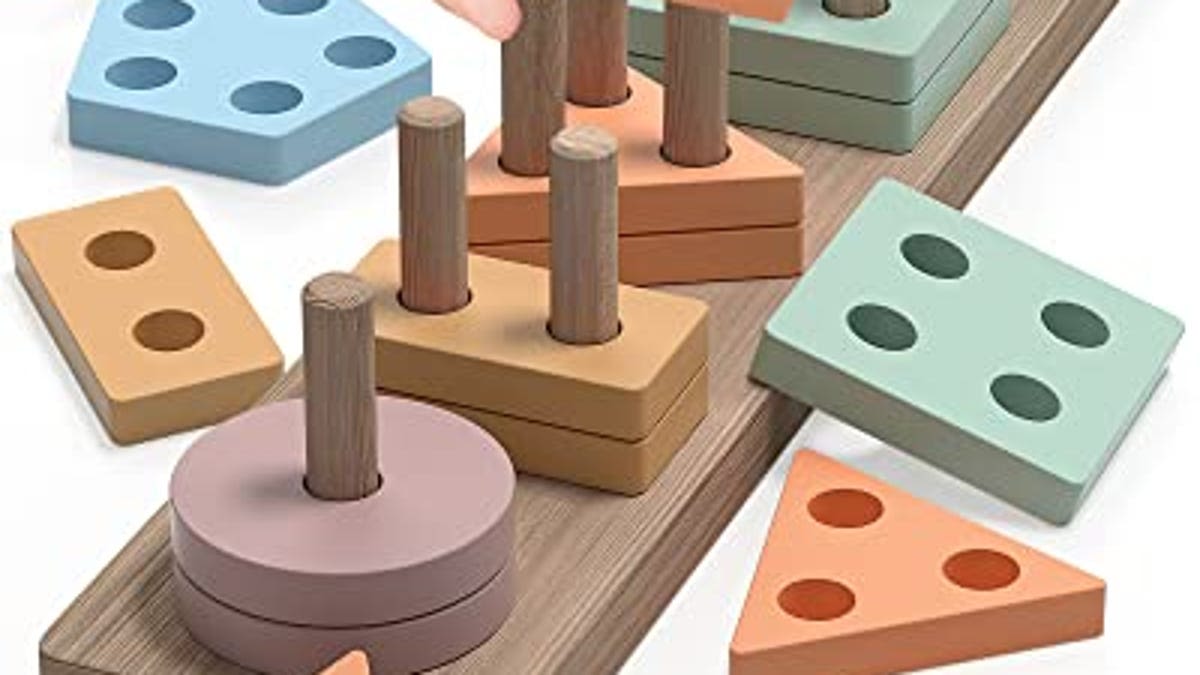 kecristv Montessori Toys for 1 2 Year Old Boy and Girl, Now 23% Off