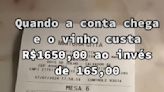 Amigos pedem vinho de R$ 1.650 achando que custava R$ 165 e vídeo do caso viraliza | GZH