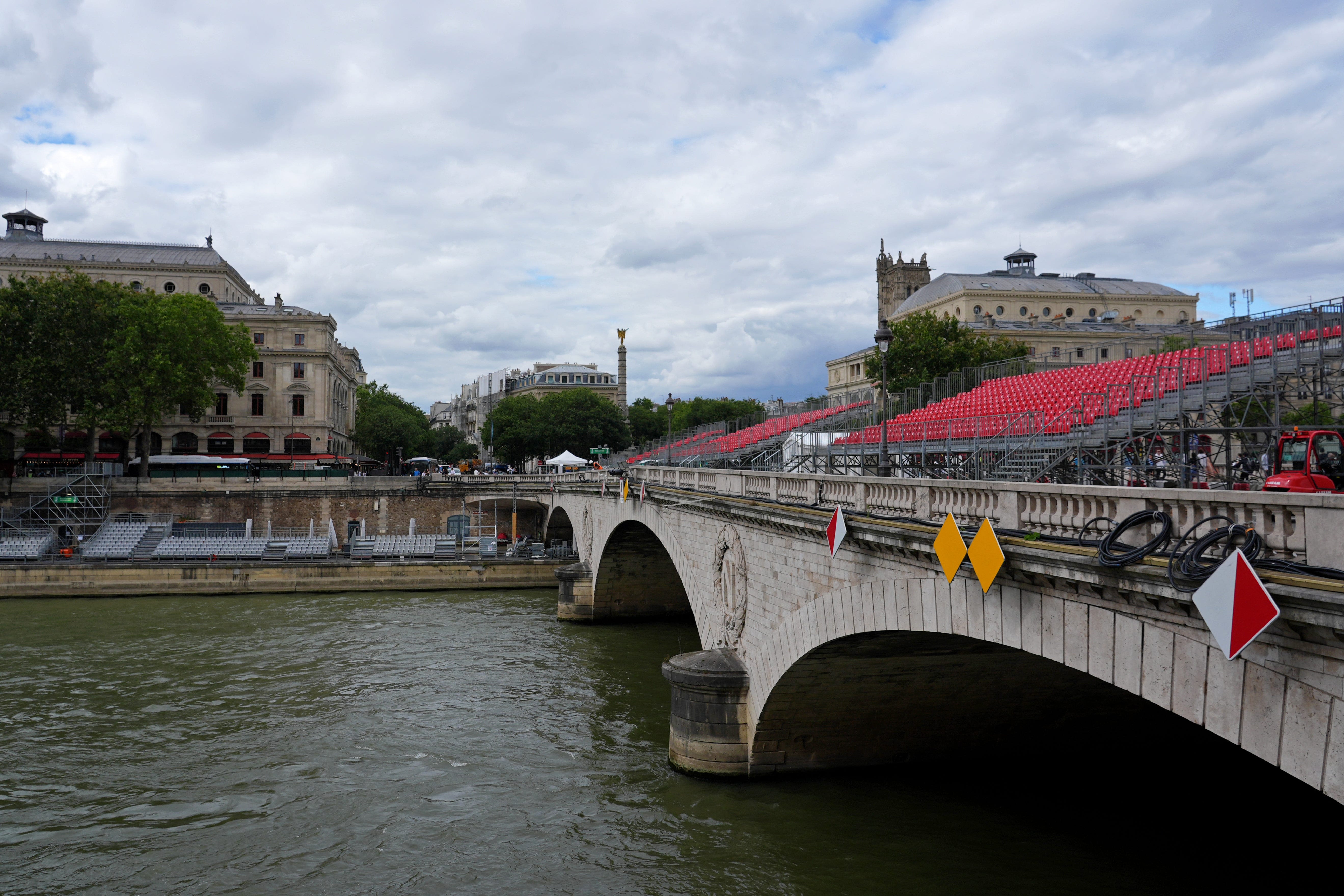 Olympic swimmers will be diving into the (dirty) Seine. Would you do it?