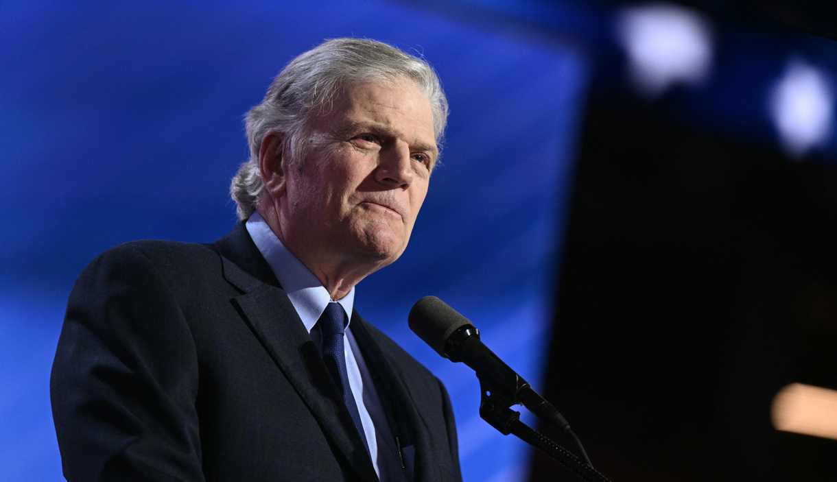 Rev. Franklin Graham calls out 'Evangelicals for Harris' for 'trying to mislead people' using his father in ad