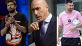 El nuevo escándalo de Luis Rubiales que involucra a Gerard Piqué y Lionel Messi