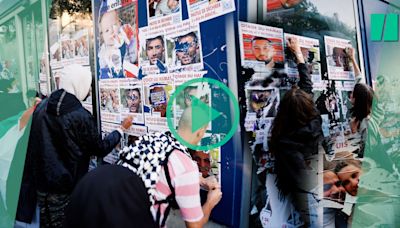 À Paris, des affiches d’otages arrachées durant la manifestation pour Rafah