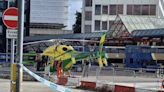 Man in critical condition after air ambulance lands at Swindon bus station