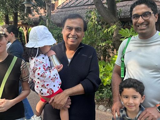 Mukesh Ambani spotted with Pakistani politician Sharmila Faruqui in Disneyland Paris