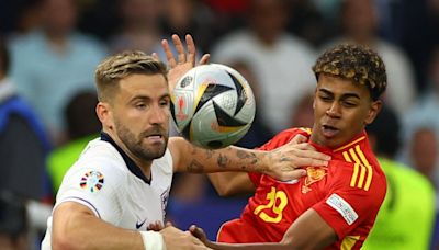 England v Spain LIVE: Euro 2024 score updates as Luke Shaw wins early battle with Lamine Yamal in Berlin
