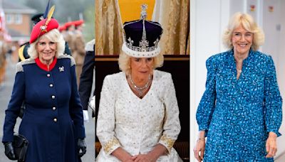 Queen Camilla’s Best Style Moments During King Charles III’s Reign: From Holding Court on Coronation Day to Military-inspired Dressing...