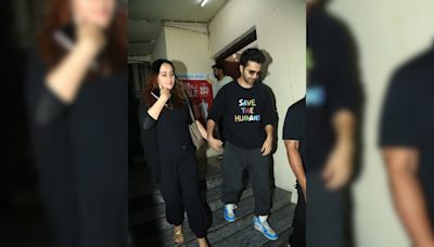 Varun Dhawan And Natasha Dalal Twinning And Winning On A Movie Date