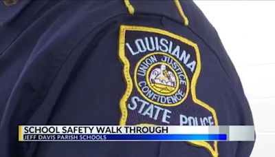 State Police help with security walk-throughs of Jeff Davis Parish schools