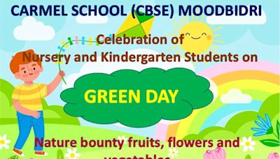 Carmel school Moodbidri celebrates nature's palette on 'Green Day' and 'Vanamahotsava'