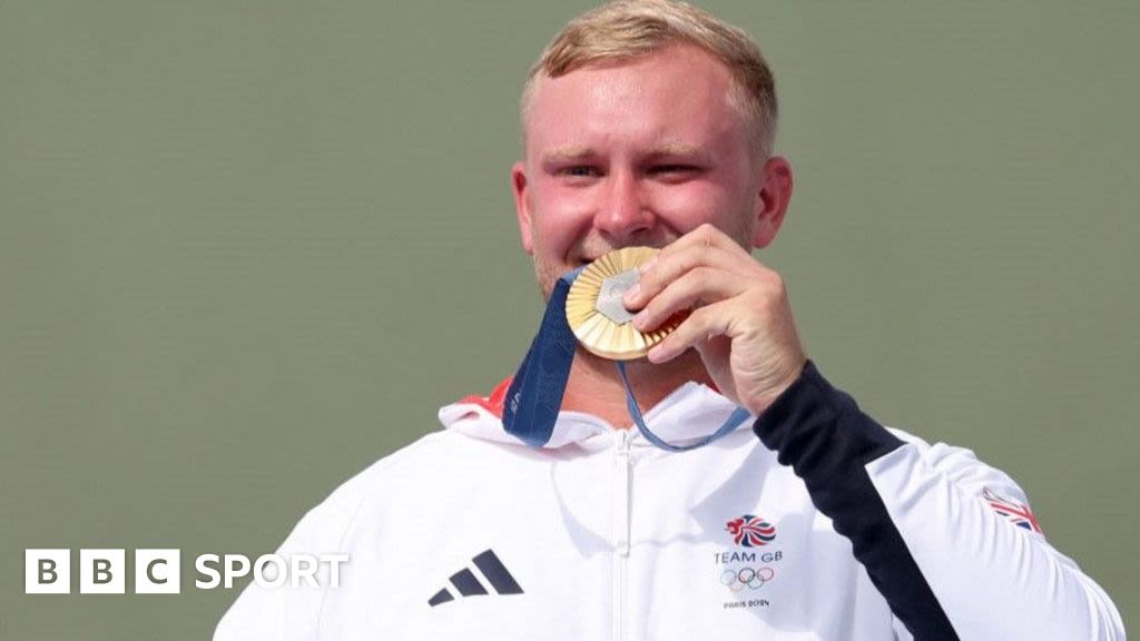 Olympics shooting: Great Britain's Nathan Hales wins men's trap gold