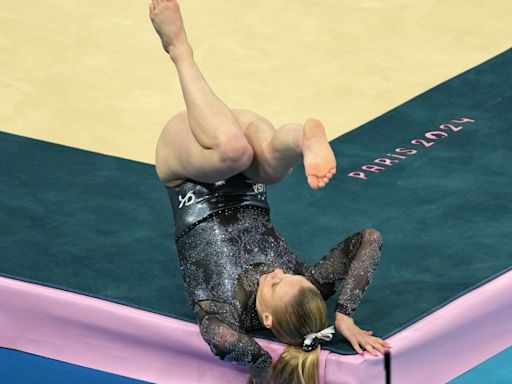 Jade Carey reveals reason behind scary fall on floor during team qualifying in Paris