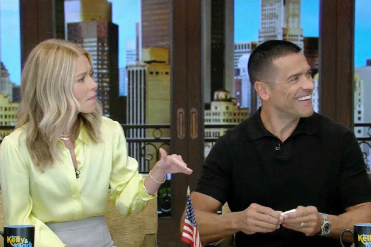 Kelly Ripa admits to "inappropriate" backstage interaction with Mark Consuelos on 'Live': "If we weren't married, I would probably be fired right now"