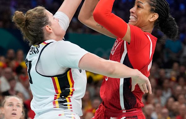 How many points did A'ja Wilson score? Team USA defeats Belgium in Olympics basketball