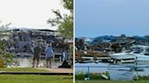 Después de la tormenta: Fotografías revelan cómo el tiempo severo destruyó una popular marina en Texas