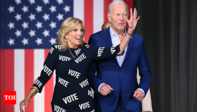 Jill Biden’s heartfelt reaction to Joe Biden’s dropout from Presidential race - Times of India