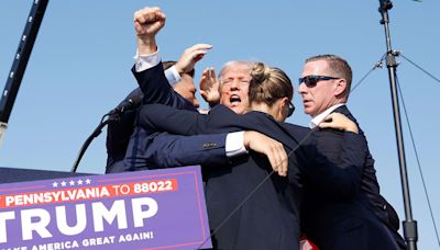 Trump's Fist Pump after Shots Fired Instantly Becomes Iconic