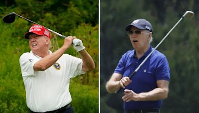 Trump-Biden debate devolves into squabble over golf handicaps