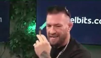 Conor McGregor fuma la marihuana de Mike Tyson y anticipa un KO en la pelea con Jake Paul