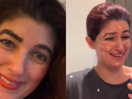 Twinkle Khanna Shares Hilarious Video Of Daughter Nitara Doing Her Makeup; 'Chewed Paan And Spat On My Face...'