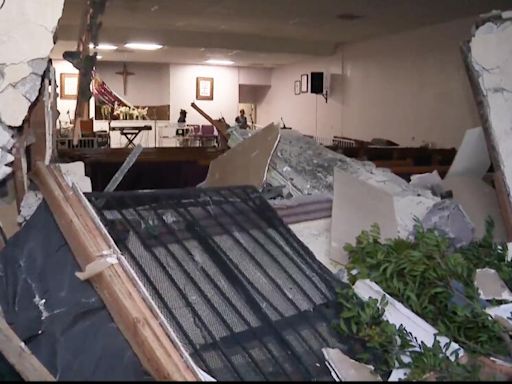 Driver killed after his car slams into a church in South Los Angeles