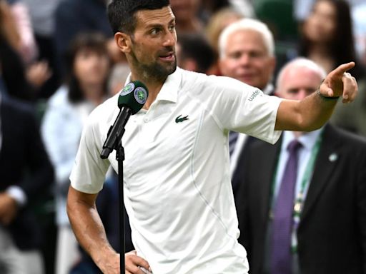 Bronca monumental de Djokovic al público en Wimbledon: "No es excusa para abuchearme"