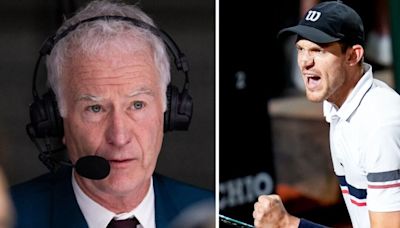 Tennis star John McEnroe 'disrespected' makes history with Italian Open final