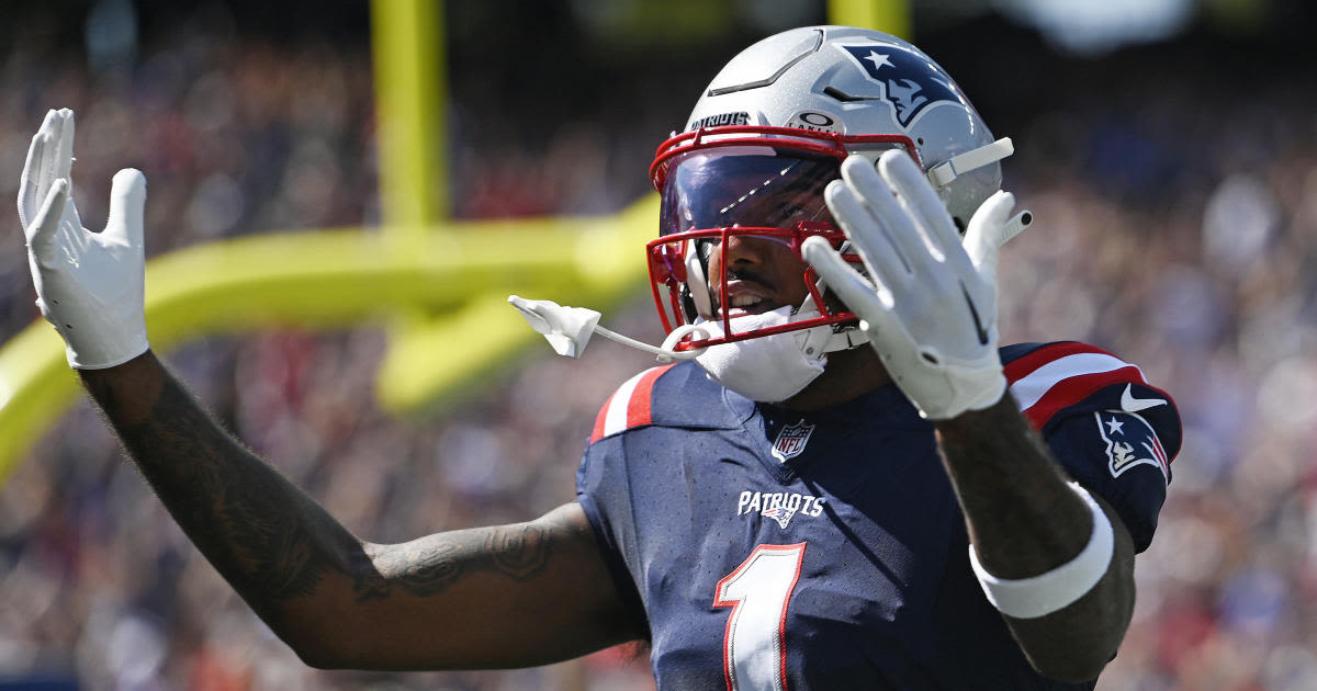 Ja'Lynn Polk scores first career touchdown for Patriots in Week 2