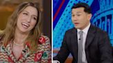 Chelsea Peretti Roasts Ronny Chieng for Fumbling Top of ‘Daily Show’ Interview: ‘Could I Get the Regular Host?’ | Video