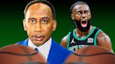 Stephen A. Smith reacts to Celtics star Jaylen Brown's fiery call-out