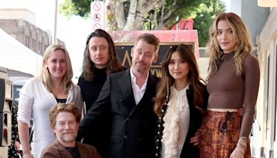 Macaulay Culkin joined by 2 of his siblings at Walk of Fame ceremony