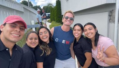 Neil Patrick Harris visits friends on the Seacoast