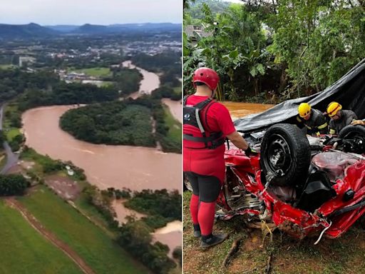 Chuvas causam estragos em cidades de SC; uma morte é registrada no estado