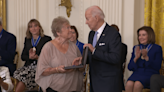 Jim Thorpe receives the Medal of Freedom