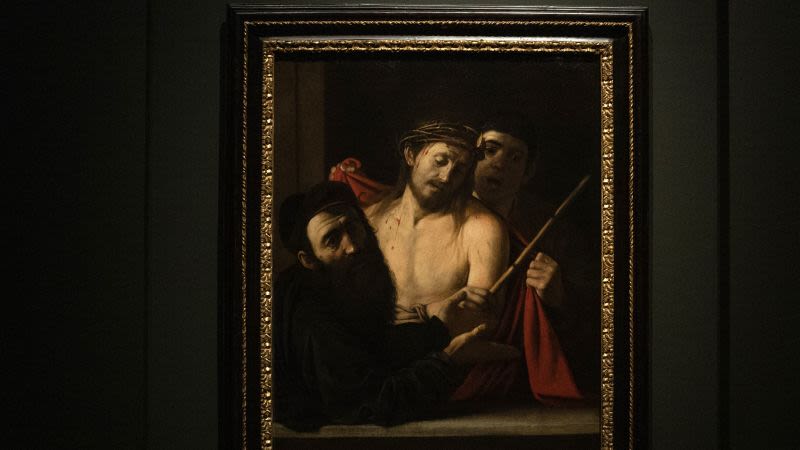 Lost Caravaggio goes on display after almost being sold at auction for just $1,600