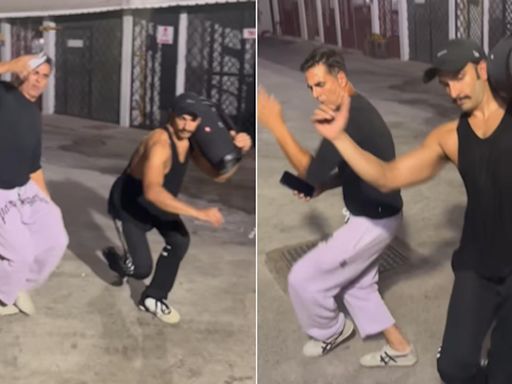 Akshay Kumar dances with ’powerhouse’ Ranveer Singh on Karan Aujla’s song, shares video on latter’s birthday