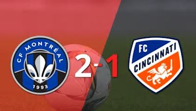 FC Cincinnati no pudo con CF Montréal y perdió 2 a 1