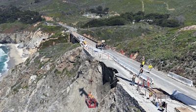 Highway 1 repair work near Big Sur hampered by winds