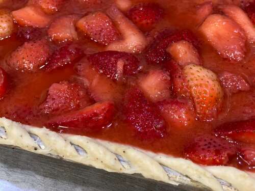 Pi Day 2024! Strawberry Slab Pie and Pork Pasties