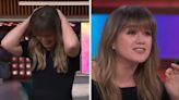 Kelly Clarkson had to get up mid-interview after accidentally wading into NSFW territory on her talk show: "Are you serious? Those are the words I used?"
