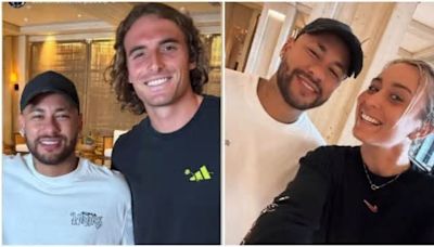 Neymar se rodea de estrellas en Miami: de Carlos Alcaraz a Paula Badosa y Tsitsipas