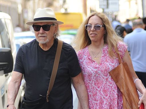 Harvey Keitel, 85, and wife Daphna Kastner, 63, spotted on RARE outing