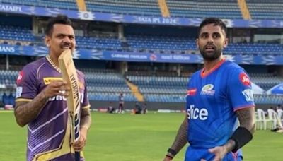 Ahead of MI vs KKR match, Suryakumar Yadav offers new bat to Sunil Narine. Watch