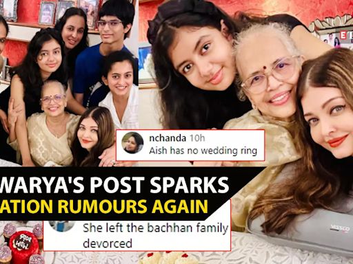 Aishwarya Rai Bachchan marks mother's birthday with Aaradhya, internet questions Abhishek Bachchan's absence | Etimes - Times of India Videos