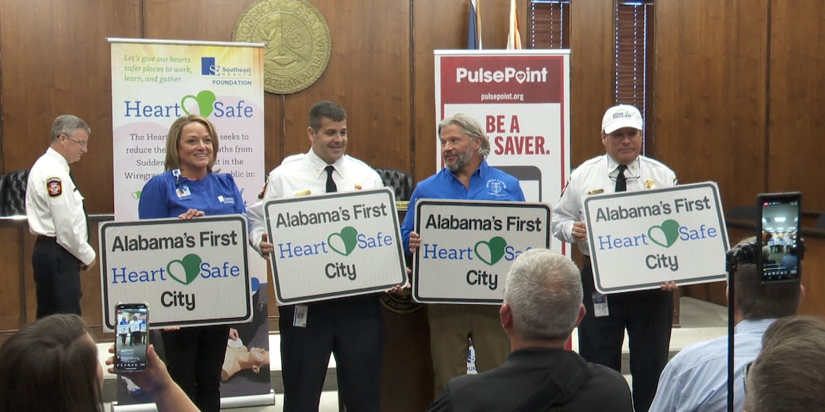 Dothan to put up road signs honoring Heart Safe recognition