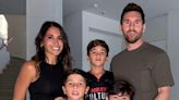 Lionel Messi mostró la intimidad de su familia en su casa antes de ir al partido de la NBA