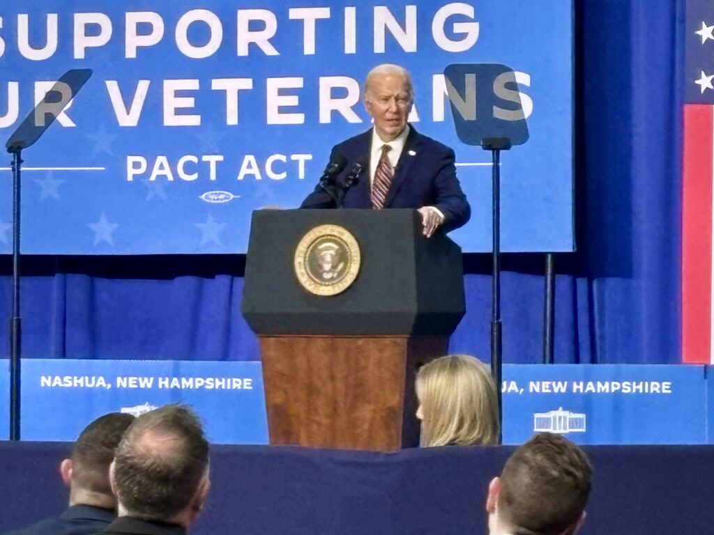 Biden touts PACT Act benefits for veterans in Nashua visit