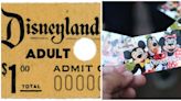 Boleto para Disneyland costaba $1 dólar en sus inicios, ahora está en $179 dólares